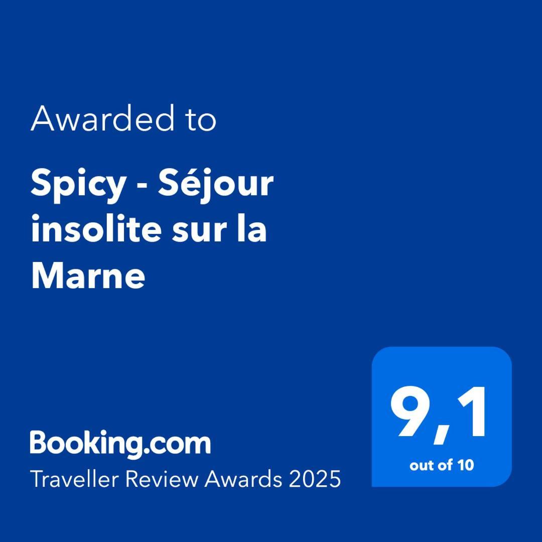 Spicy - Sejour Insolite Sur La Marne Meaux Bagian luar foto